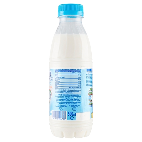 Latte Fresco Intero Alta Qualità, 500 ml